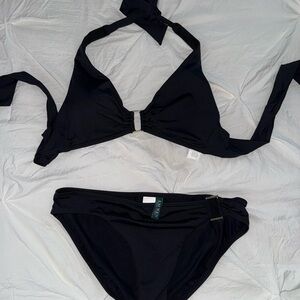 Elegant Black Women's Swimwear Set
